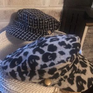 ❤️Cute Cabbie Hats One Size 2 Cabbie Hats NWT❤️